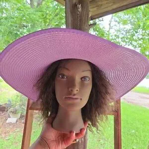 Vintage | Accessories | Lilac Purple Extra Wide Floppy Brim  display picture 1